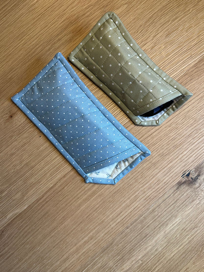 Quilted Glasses/Sunglasses Sleeve - 2 Sizes | Beginner Sewing Pattern PDF | Scrap Friendly