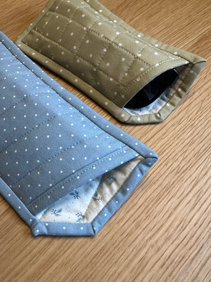 Quilted Glasses/Sunglasses Sleeve - 2 Sizes | Beginner Sewing Pattern PDF | Scrap Friendly