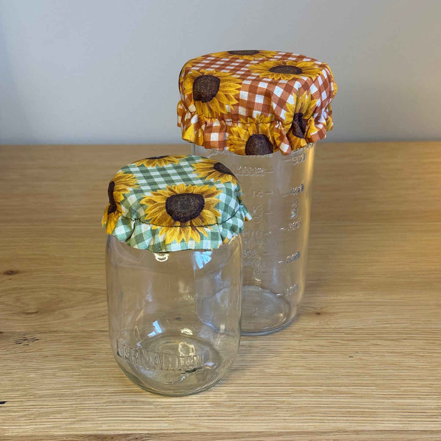 Mason Jar Cover Sewing Pattern PDF | Sourdough Starter Jar Cover | Reusable/Reversible Fabric Lid | Beginner | Instant Download