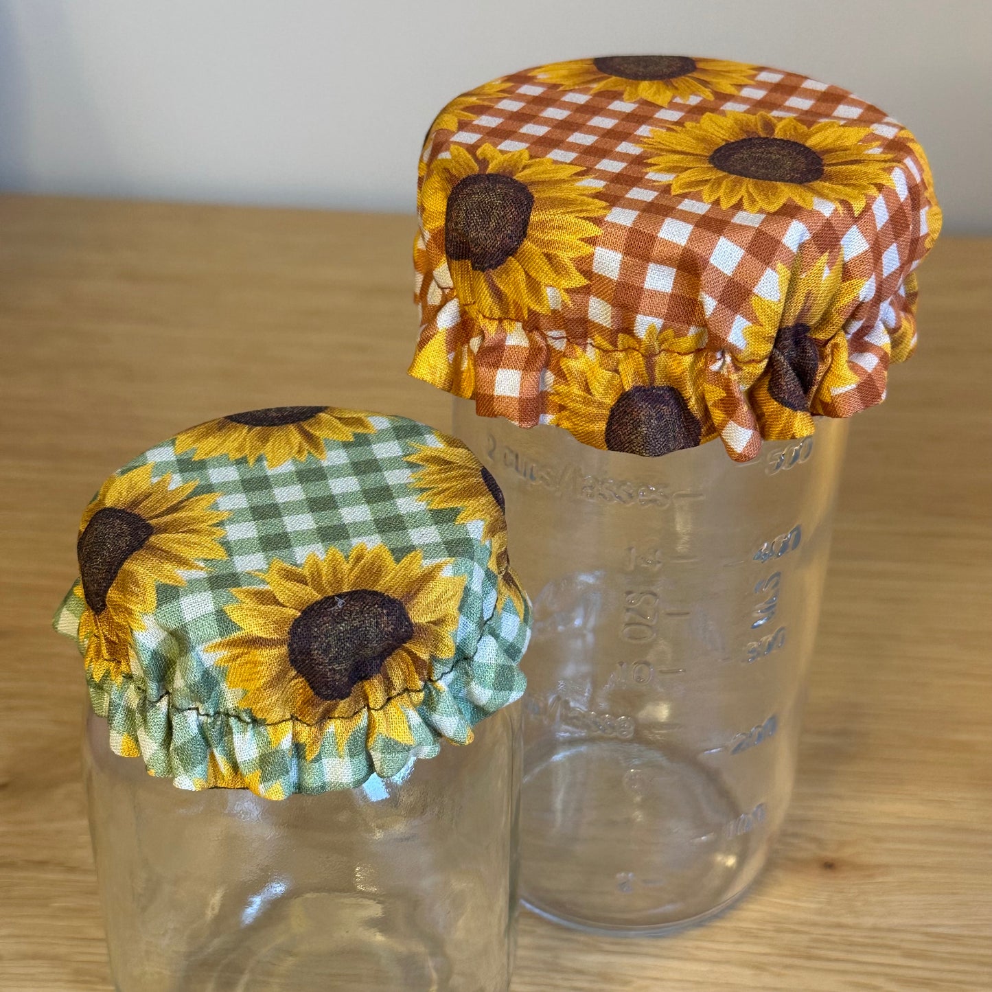 Mason Jar Cover Sewing Pattern PDF | Sourdough Starter Jar Cover | Reusable/Reversible Fabric Lid | Beginner | Instant Download
