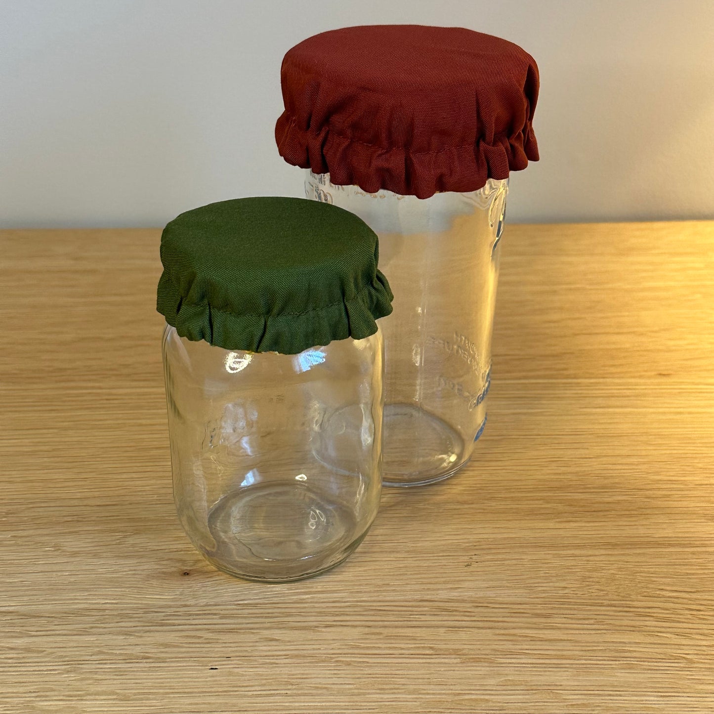 Mason Jar Cover Sewing Pattern PDF | Sourdough Starter Jar Cover | Reusable/Reversible Fabric Lid | Beginner | Instant Download